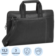Сумка для ноутбука 13.3, RivaCase Orly, черная, 8920 Black Сумка для ноутбука 13.3, RivaCase Orly, черная, 8920 Black
