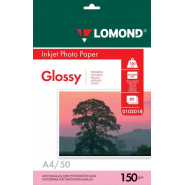 Фотобумага LOMOND односторонняя глянцевая 150 A4 50л 0102018 Фотобумага LOMOND односторонняя глянцевая 150 A4 50л 0102018