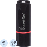 Флеш-память Smartbuy Crown, 64Gb, USB 2.0, чер, SB64GBCRW-K Флеш-память Smartbuy Crown, 64Gb, USB 2.0, чер, SB64GBCRW-K