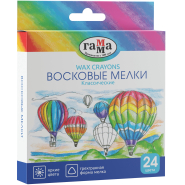 Мелки восковые ГаммаКлассические24цв,трехг,карт.уп,европод,2131018_01_35 Мелки восковые ГаммаКлассические24цв,трехг,карт.уп,европод,2131018_01_35