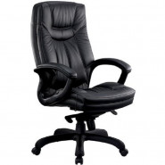 Кресло BN_U_Руководителя EChair CS-608Е кожа черная, пластик Кресло BN_U_Руководителя EChair CS-608Е кожа черная, пластик