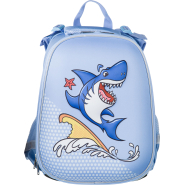 Ранец 3D Funny shark, 2 отд., эргоном. спинка Ранец 3D Funny shark, 2 отд., эргоном. спинка