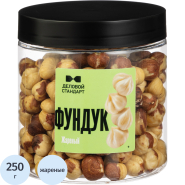 Фундук Деловой Стандарт жареный в банке, 250 г Фундук Деловой Стандарт жареный в банке, 250 г