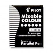 Чернила Чернильный картридж PILOT Parallel Pen черные 6 шт/уп IC-P3-S6 B Чернила Чернильный картридж PILOT Parallel Pen черные 6 шт/уп IC-P3-S6 B