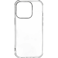 Чехол клип-кейс PERO силикон для Apple iPhone 15 прозрачный усиленный