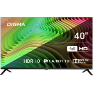 Телевизор Digma DM-LED40SBB36, FHD, смарт (Салют ТВ) Телевизор Digma DM-LED40SBB36, FHD, смарт (Салют ТВ)