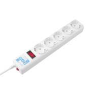 Сетевой фильтр Power Cube B 3.0 м 5 роз (белый) 10А/2,2кВт (SPG-B-10-WHITE) Сетевой фильтр Power Cube B 3.0 м 5 роз (белый) 10А/2,2кВт (SPG-B-10-WHITE)