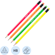 Карандаш чернографитный Attache Colorful! HB заточ.,с ласт. Карандаш чернографитный Attache Colorful! HB заточ.,с ласт.