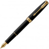 Ручка перьевая PARKER SONNET MATT BLACK GT 2 черных картр 0,8мм 1931516 Ручка перьевая PARKER SONNET MATT BLACK GT 2 черных картр 0,8мм 1931516